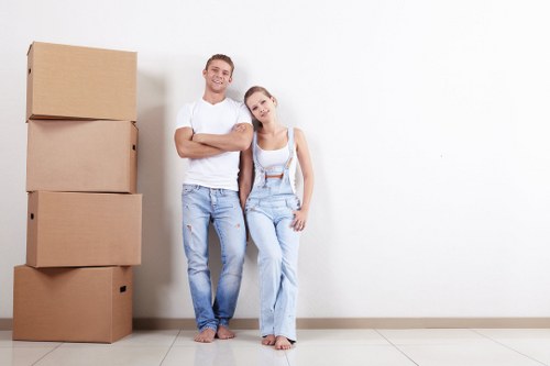 Local removals team preparing a residential move in Removalservices