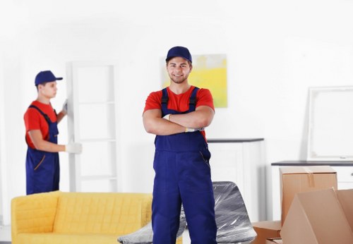 Local removals van and moving equipment for house removals in Removalservices