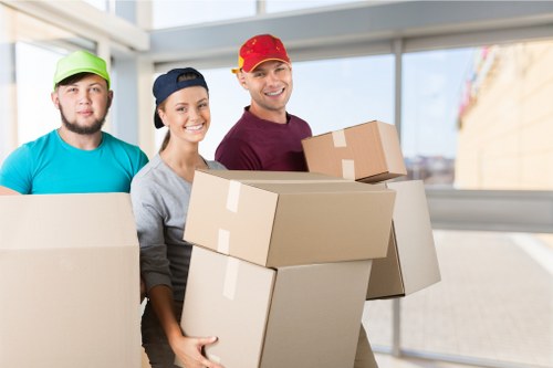 Local removal movers preparing for a home move in Removalservices