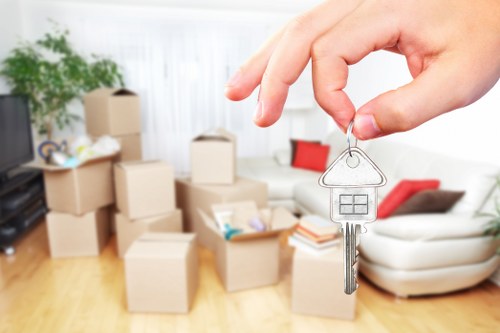 Commercial removals van service for office equipment in Removalservices