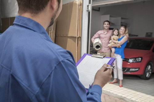 Removal van ready for a local home move in Removalservices