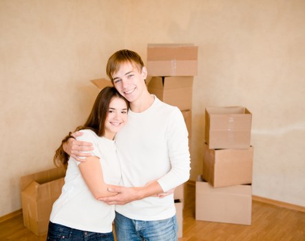 Removal team preparing a local house move in Removalservices