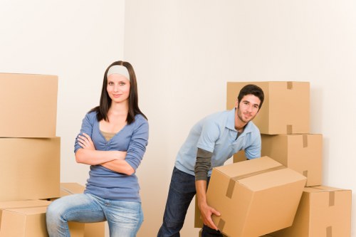 Removal van prepared for a flat or house removal in Removalservices