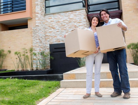 Insured man and van removals service with careful handling of goods
